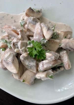 Une photo de Salade de champignons