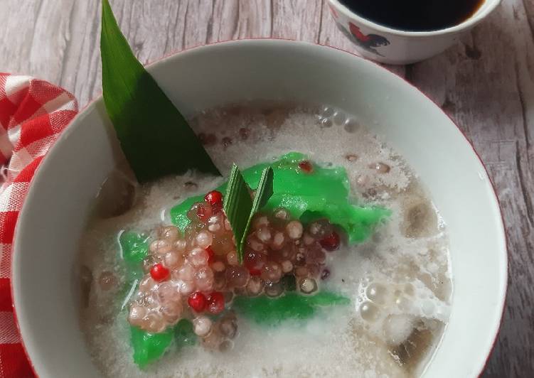 Cara Memasak Cepat Es Campur Bubur Lemu Pacar Cina Ala Rumahan