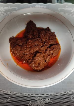 Foto resep Rendang dengan bumbu jadi
