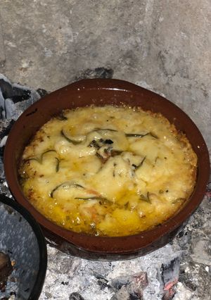 Una foto de Queso provolone con especias