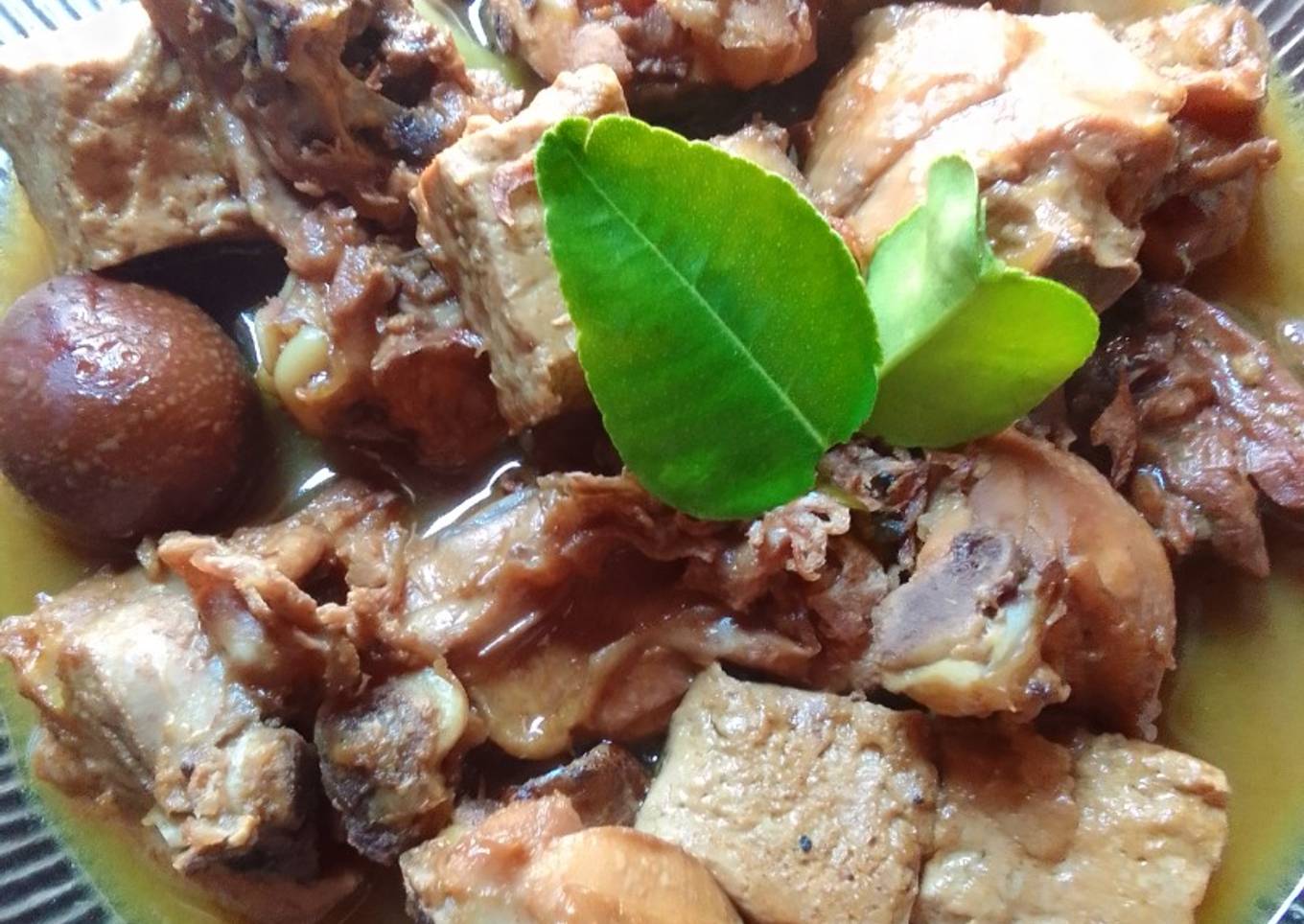 Semur Ayam Tahu Kecap