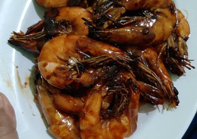 Udang bakar madu