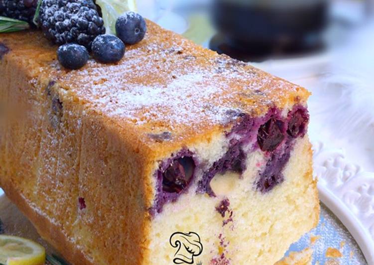 Cake blueberry