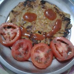 A picture of Besan chilla.