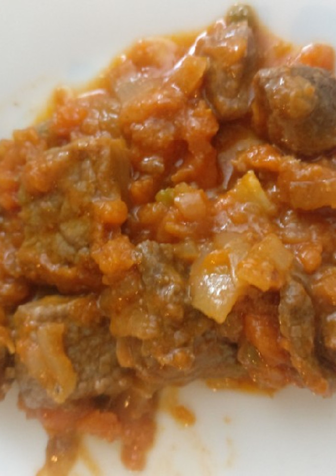 Una foto de Carne en salsa