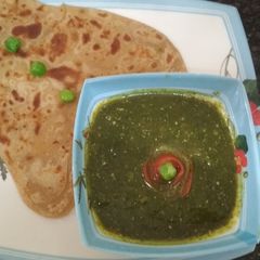 A picture of Palak ka saag.
