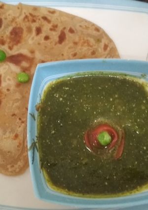 A picture of Palak ka saag.