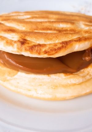 Una foto de Waffles sin wafflera