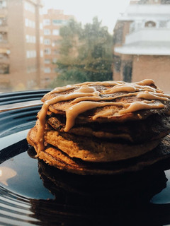 Una foto de Tortitas de plátano