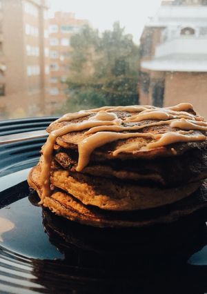 Una foto de Tortitas de plátano