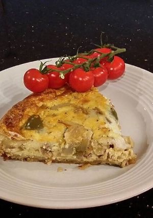 A picture of Sausage, Cheese and Jalapeño Quiche.