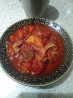 A picture of Goulash/what ever you need2 use up/stew.