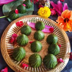 A picture of Betel Leaf Modak (Paan Modak).