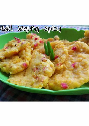 Foto resep Perkedel Jagung Spicy