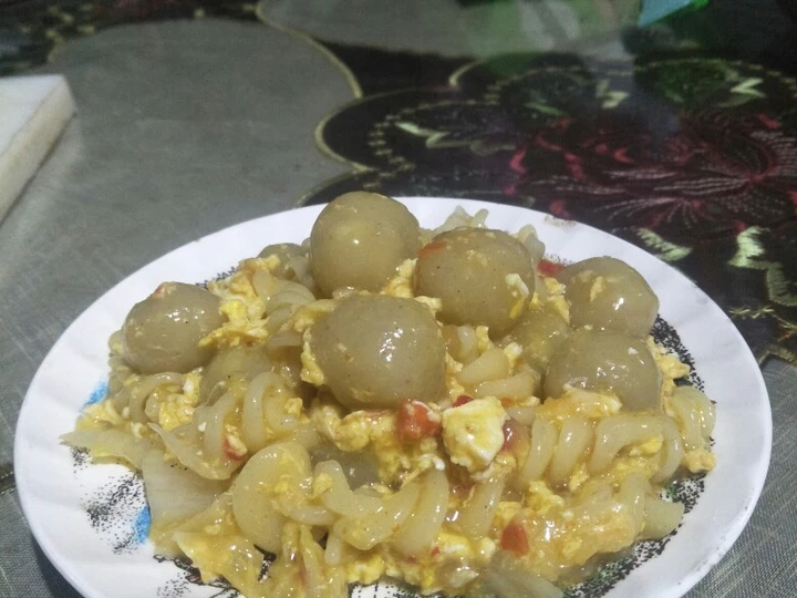 Langkah Gampang Menyiapkan Resep Seblak cilok makaroni kering yang Bisa Manjain Lidah Anti Ribet, Sempurna