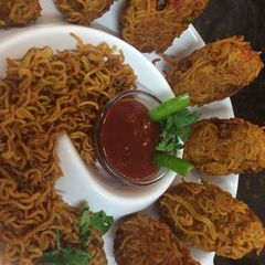 A picture of Maggi kebab fritters.
