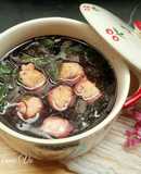 Canh rau dền nấu mọc