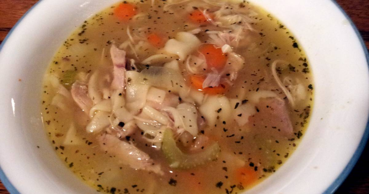 Leftover Chicken Soup Recipe by MaurerMama Cookpad