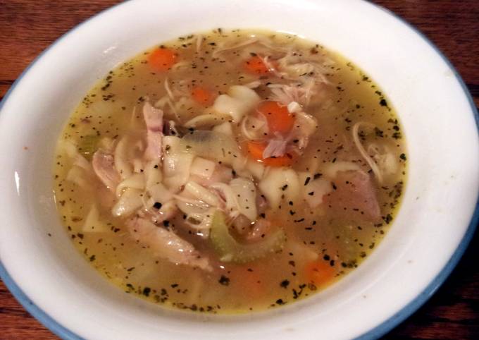 Recipe of Ultimate Leftover Chicken Soup