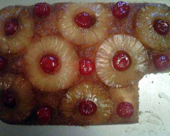 Easy Fast Cooking Pineapple Upside Down Cake Savory Delicious