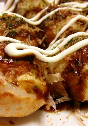 A picture of Rice Flour Takoyaki (Egg, Wheat, and Dairy-Free).