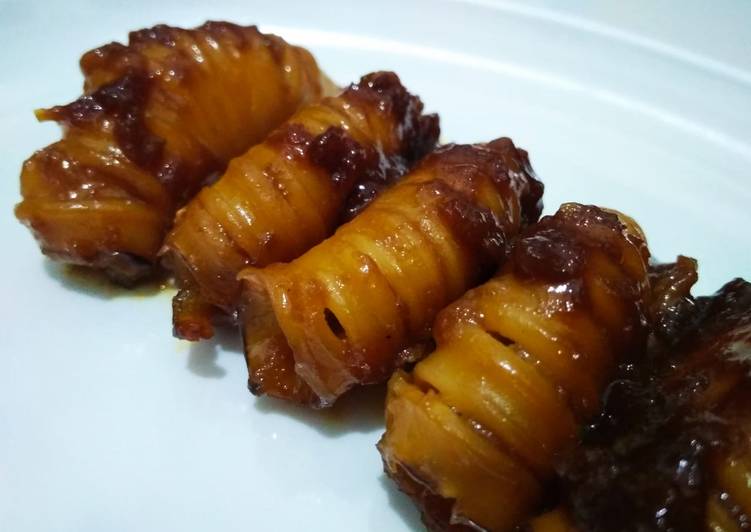 Cumi bakar madu (teflon)