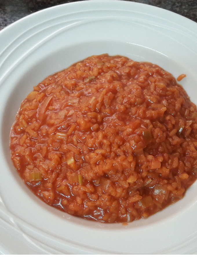 Una foto de 🇮🇹Risotto de remolacha vegano 🍚