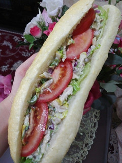 عکسی از دستور ساندویچ چیکن سالاد