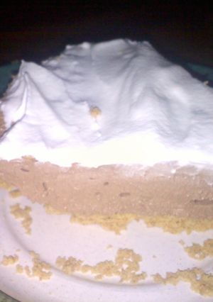 A picture of whipped chocolate pie.