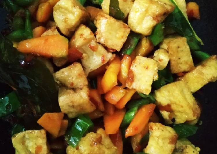 Tumis Tahu Wortel Buncis (Pedas)