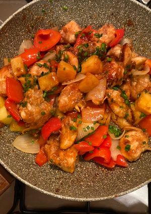 Hähnchen süß-sauer Rezepthauptbild