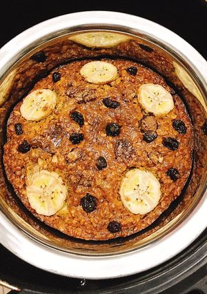 Hình của món Bánh chuối yến mạch.
