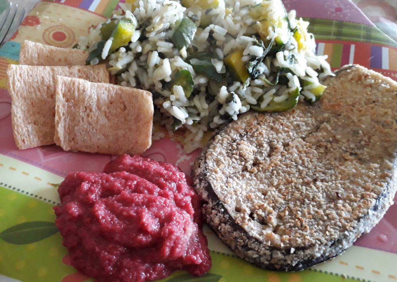 Arroz con Salteado de Cebolla y zapallitos!