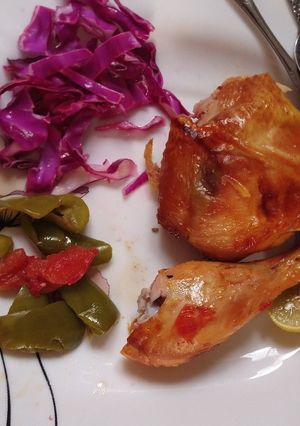 عکسی از دستور مرغ بریانی