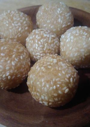 Foto resep Onde-onde keju simple