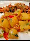 Calamarata con Aragosta e Pomodorini Freschi