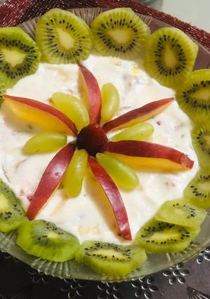 A picture of Mix fruit Shrikhand.