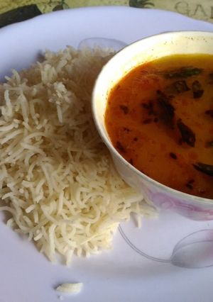 A picture of Varan bhaat maharshtrian recipe.