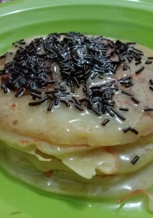 Foto resep Pancake Sederhana Teflon