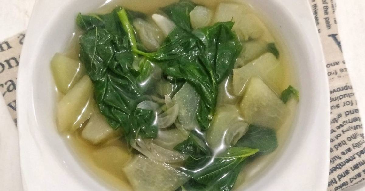 Resep Sayur Bening Bayam And Labu Siam Oleh Niar Arifuddin Cookpad