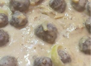 Foto resep Meatball creamy cheeze sauce