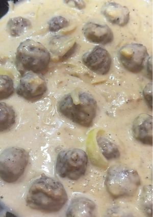 Foto resep Meatball creamy cheeze sauce