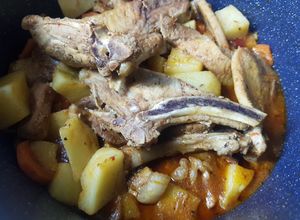 Una foto de Costillas de cerdo estofadas