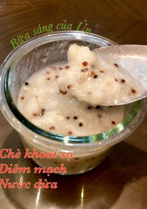 Hình của món Chè khoai sọ cho bé 8m+.