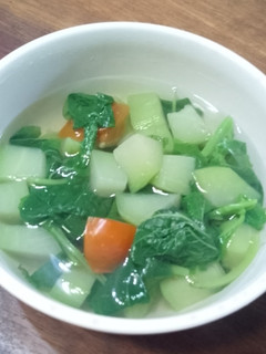 Foto resep Sayur bening bayam labu