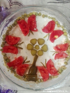 عکسی از دستور سالاد الویه