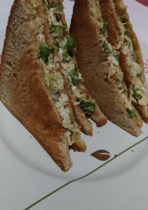 Foto resep Sandwich tuna homemade no kalengan, health & fresh