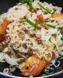 Hến xào bắp sú & cà chua