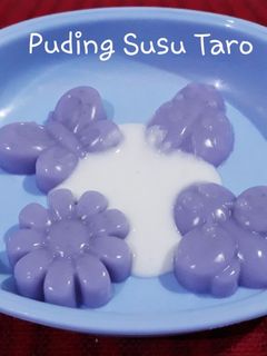 Foto resep Snack Mpasi Puding Susu Taro With Fla