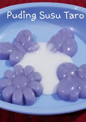 Foto resep Snack Mpasi Puding Susu Taro With Fla